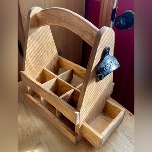 Hand Made Drink Carrier with Bottle Opener